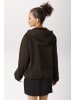 Aniston CASUAL Fleecejacke in dunkelbraunmeliert