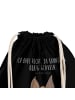Mr. & Mrs. Panda Tasche Lamakopf Genervt mit Spruch in Schwarz