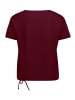 Betty Barclay Blusenshirt mit Tunnelzug in Maroon Banner