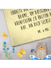 Mr. & Mrs. Panda Gästehandtuch Hase Blume mit Spruch in Gelb Pastell