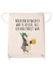 Mr. & Mrs. Panda Turnbeutel Pinguin Bier mit Spruch in Creme