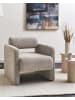 Beliani Sessel HALLSBERG in Beige - (W) 80 x (H) 76 x (L) 80 cm