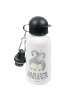 Mr. & Mrs. Panda Wasserflasche Pinguine Kuscheln mit Spruch in Weiß