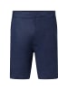 CASH-MERE.CH Leinen Hosen kurz in Navy Blau
