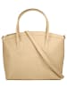 Cluty Handtasche echt Leder in beige