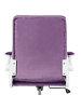 Beliani Bürostuhl DANDY in Violett/Weiß - (W) 58 x (H) 95 x (L) 58 cm