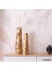 FineBuy Vase in Gold / Aluminium / 15x15x15