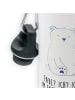 Mr. & Mrs. Panda Kindertrinkflasche Eisbär Faul mit Spruch in Weiß