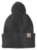 CARHARTT  Beanie Knit Pom in schwarz in schwarz