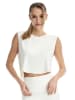 Winshape Functional Light and Soft Cropped Top AET115LS in cream