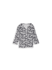 Tom Tailor Langarmshirt in blue ginkgo minimal
