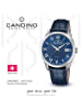 Candino Analog-Armbanduhr Candino Classic blau groß (ca. 41mm)