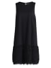 Vera Mont Abendkleid mit Fransen in Schwarz