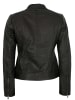 7eleven Lederjacke Lammnappa in Schwarz