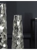 FineBuy Blumentopf in Silber / Aluminium / 15x15x49