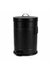 relaxdays Mülleimer in Schwarz - 20 Liter