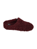 Verbenas Hausschuhe YORK CURLY in rot