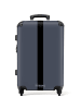 NoBoringSuitCases Suitcase, Handgepäck, Koffer, Trolley, Reisekoffer Blau mit schwarzem