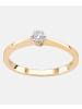 Vanlere Verlobungsring aus 375 Gelbgold mit Zirkonia