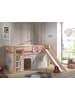 58 aufm Kessel KINDERBETT mit Rutsche Karolina Massivholz Natur Textilset Burg 3
