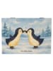 Mr. & Mrs. Panda Box Pinguin Liebe Design ohne Spruch in Weiß