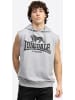 Lonsdale T-Shirt "Bignor Ärmelloses Sweatshirt Mit Kapuze Normale Passform" in Grau