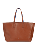 DuDu Pauline Shopper Tasche Leder 36 cm in cannella