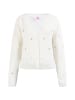myMo Damen Strickjacke in Wollweiss