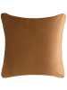 Beliani 3er-Set Dekokissen DYERA in Bunt/Braun/Beige - 45x45cm / 30x50cm