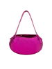 Usha Damen Handtasche in Laminat Fuchsia