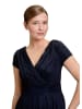 Vera Mont Cocktailkleid im Glitzer-Look in Dunkelblau/Grau