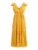 IZIA Damen Maxikleid in Gelb