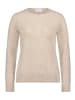Betty Barclay Kaschmir-Pullover mit Rundhalsausschnitt in Bright Taupe Melange