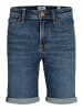 JACK & JONES Junior Regular Fit Jeansshorts JJIRICK in blue denim