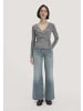 Hessnatur Rib Longsleeve in grau