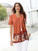 WITT WEIDEN Shirt in papaya-bedruckt