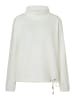 More & More lässiges Sweatshirt, Struktur in offwhite