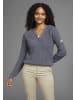 Kangaroos V-Ausschnitt-Pullover in blau