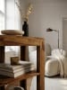 KADIMA DESIGN Standregal MUMBAI Massiv-Holz 80 cm Wohnzimmer-Regal mit 3