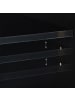 relaxdays Sideboard in Schwarz/ Natur - (B)80 x (H)76 x (T)39 cm
