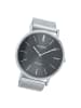 Oozoo Analog-Armbanduhr Oozoo Vintage Series silber groß (ca. 44mm)