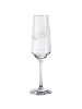 Mr. & Mrs. Panda Champagnerglas Robbe Lachen ohne Spruch in Transparent