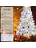 tectake Christbaum künstlich Tannenbaum 140-180cm  Weiß