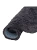 Pergamon Hochflor-Teppich Fluffy Rund in anthrazit