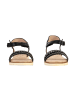 Divine Factory Riemchensandalen Schwarz