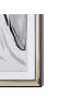 Beliani Wandbild mit Rahmen HIDMO in Grau/Gold/Messing - (W) 30 x (H) 40 x (L) 5 cm