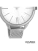 Oozoo Analog-Armbanduhr Oozoo Timepieces silber groß (ca. 44mm)