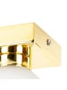 Licht-Erlebnisse Deckenlampe (B)9 x (L)9 x (H)14 cm in Gold