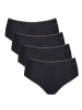 Sloggi Slip 4er Pack in Schwarz