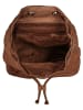 Cluty Rucksack echt Leder in cognac